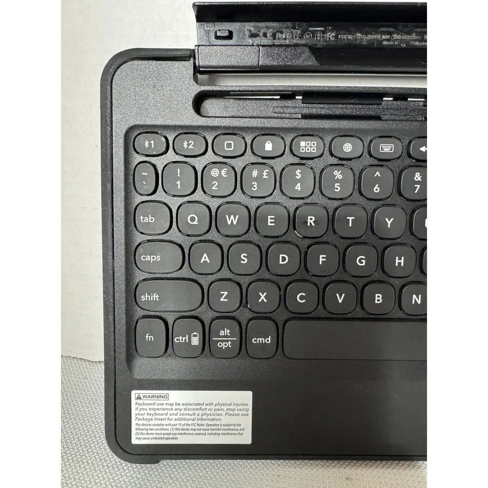 Zag QWERTY‎ iPad Tablet Keyboard 10.25 inches Untested